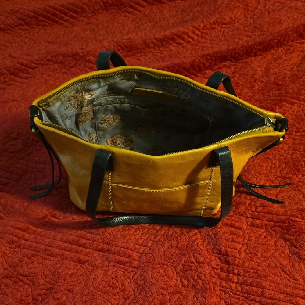 HOBO Yellow and Black Shoulder Bag